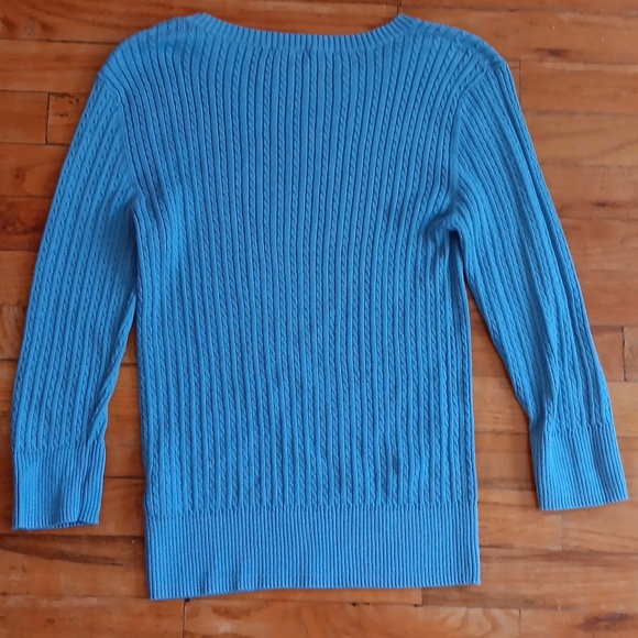 Nautica Women's Rib-Knit Crewneck Sweater L NWOT - Picture 4 of 4